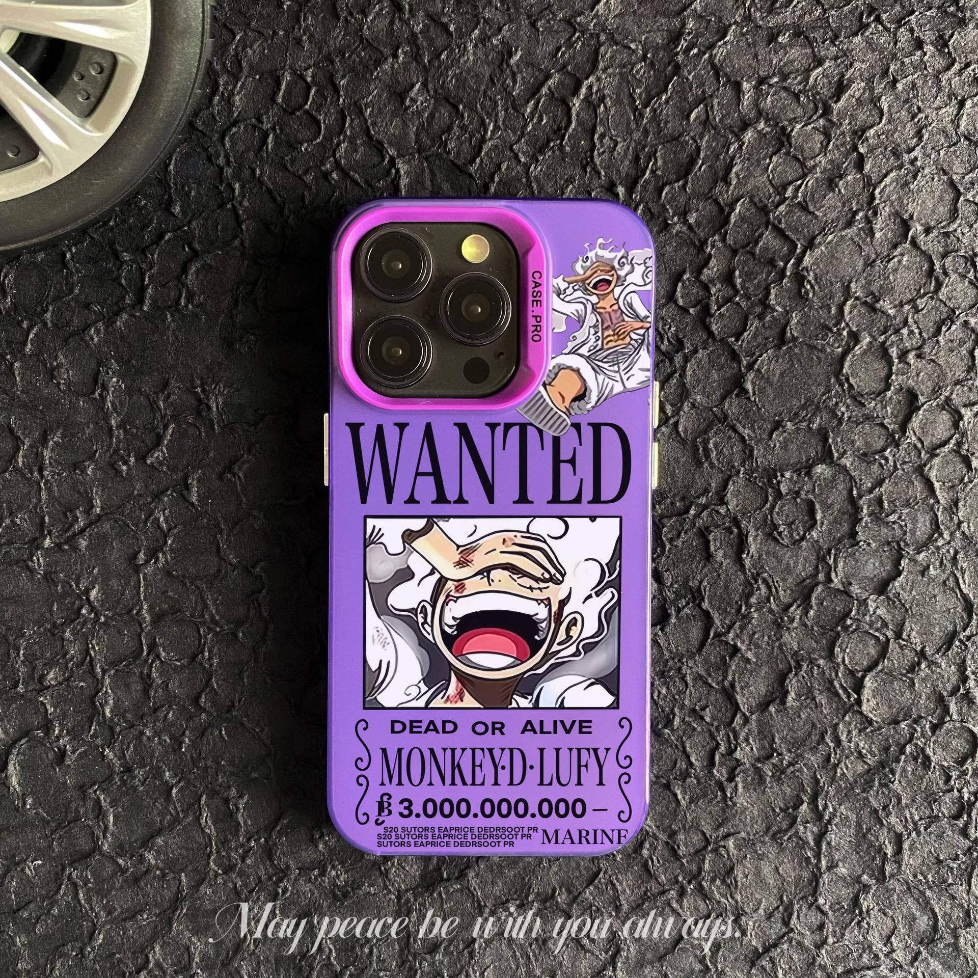 Stock spot wholesale cute one pieces anime characters Luffy soft TPU phone case for different models of phones