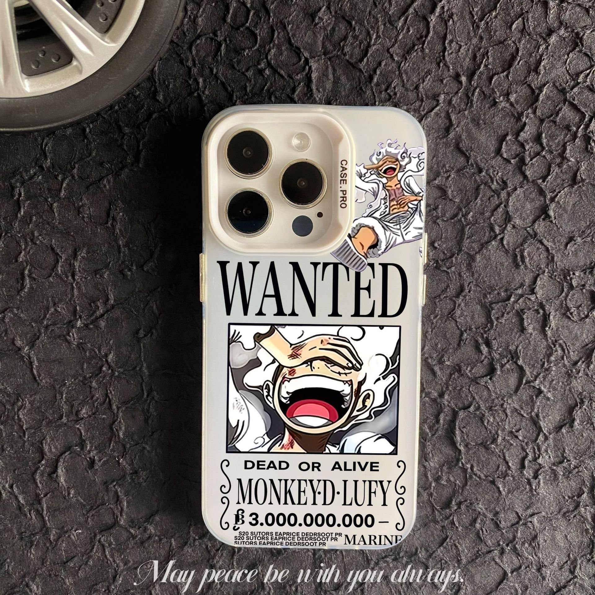 Stock spot wholesale cute one pieces anime characters Luffy soft TPU phone case for different models of phones
