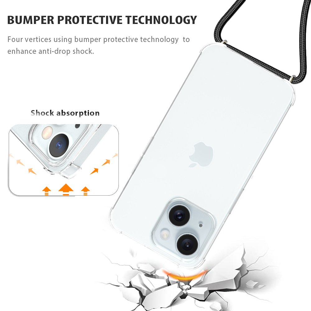 High Quality Crossbody Phone Case For Iphone 16 15 14 13 12 11 Pro Max X XS XR 7 8 Plus SE