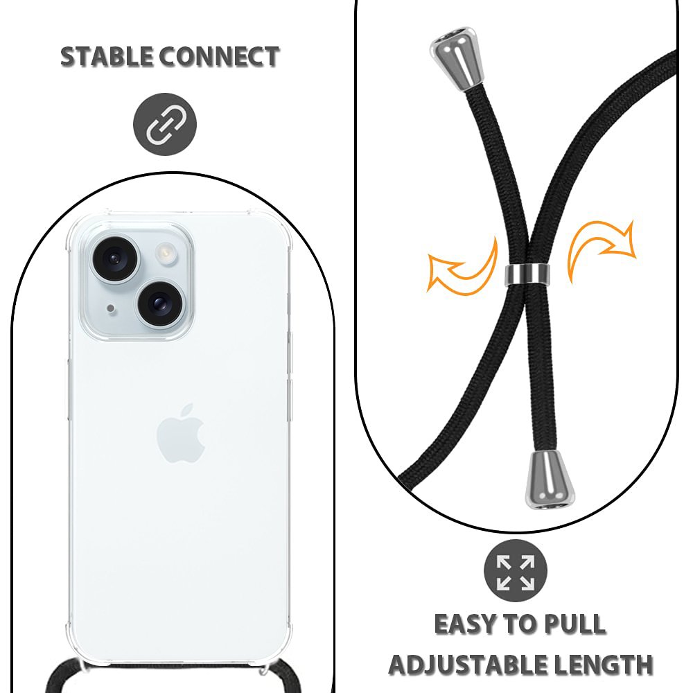 High Quality Crossbody Phone Case For Iphone 16 15 14 13 12 11 Pro Max X XS XR 7 8 Plus SE