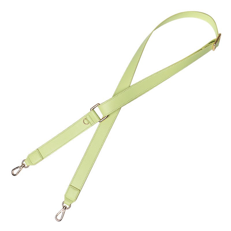 Popular Design Back Slot Straps Plain texture High Quality Genuine Leather Mobile Phone shoulder Strap