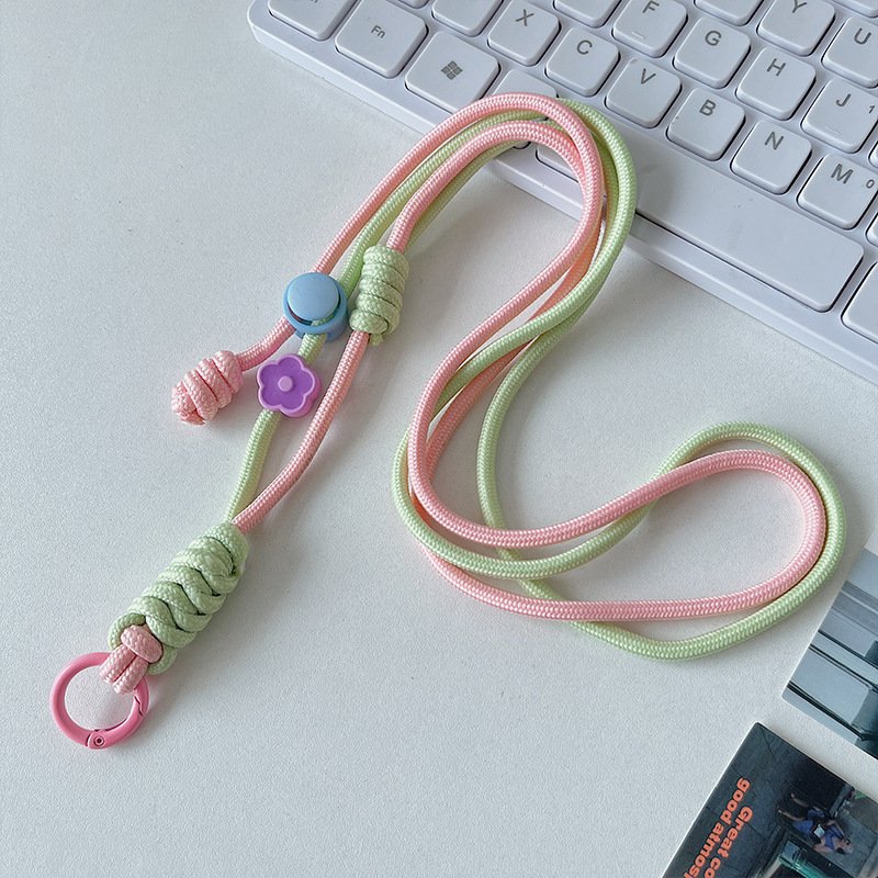 Outdoor Climbing Anti-Loss Fixed Gasket Hanging Neck Mobile Phone Rope Polyester Sling Camera Hanging Rope