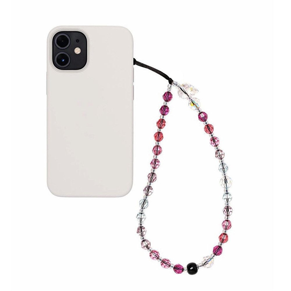 KKBEAD mobile phone pendant beaded skull crystal mobile phone chain wrist pendant