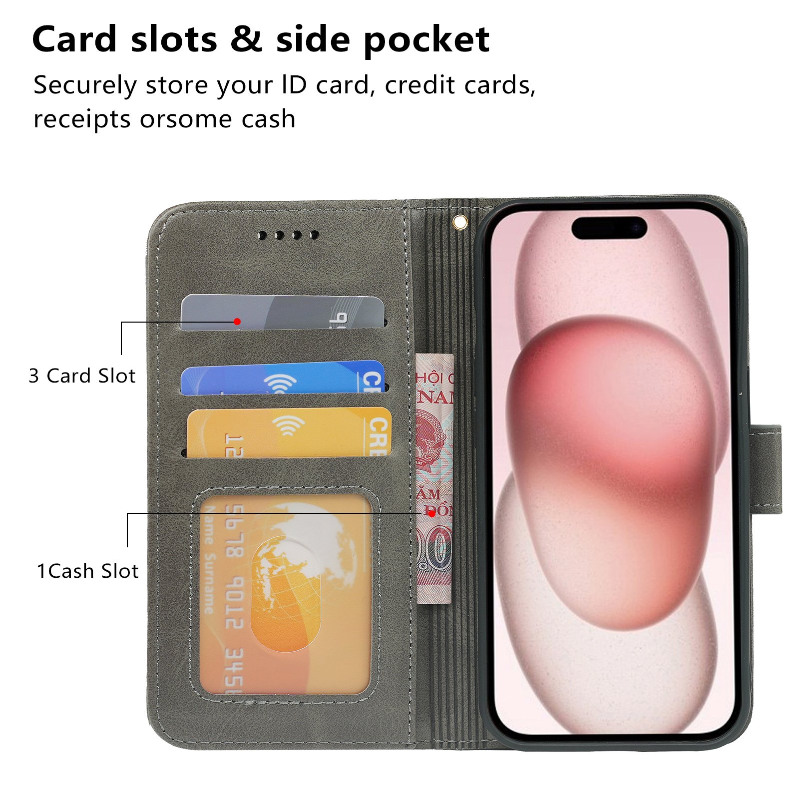 Wallet Phone Holder With Strap Case Flip Cover For Samsung Galaxy S23 FE S24 Ultra S22 S21 S20 Leather Cell phone Cases