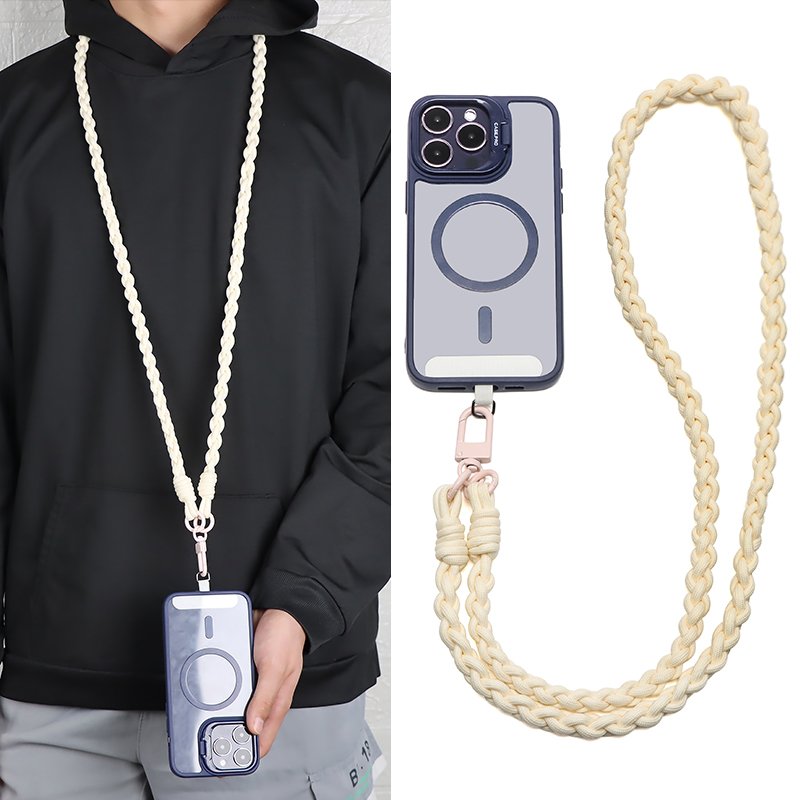 Wholesale Outdoor Survival Heavy Duty Braided Mobile Phone Strap Lanyard Neck Rope For Cell Phone Hanging Cord Strap