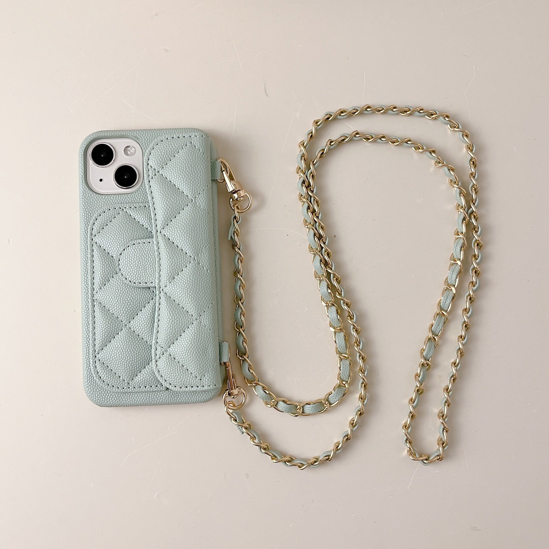 PU leather Card Bag lanyard Phone Case Cover For iPhone 11 12 13 14 Pro Max Mini Xs Xr SE Plus Phone Case