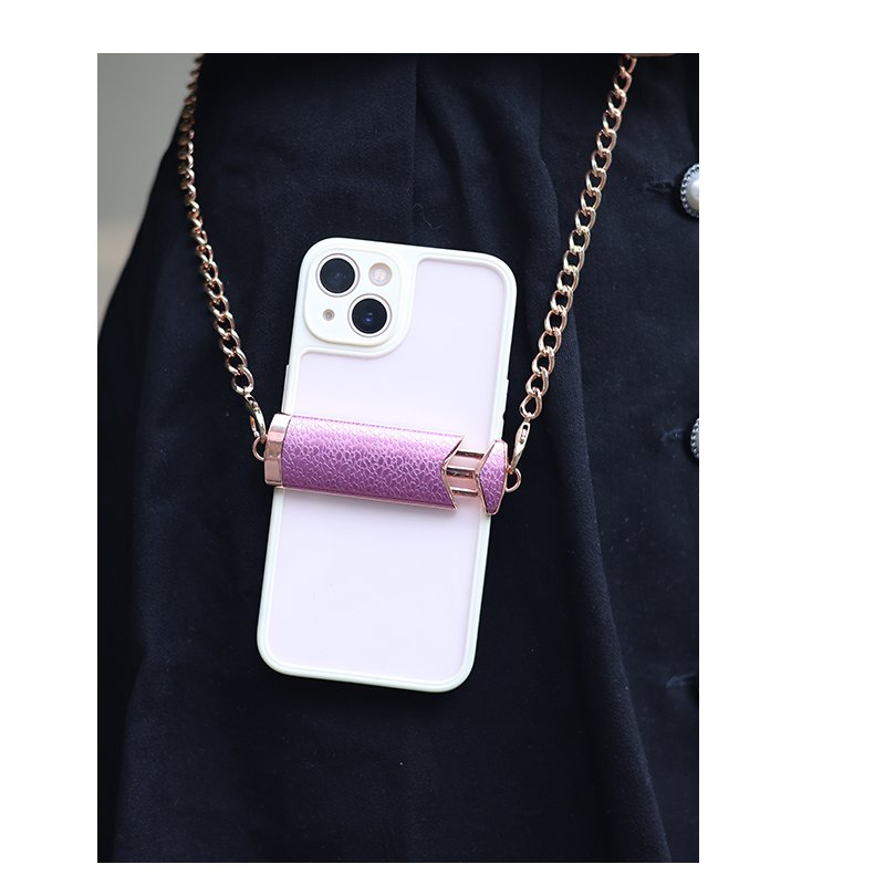 Multi Color Adjustable Gold Loop Fashion Phone Charms Crossbody Mobile Phone Chains Phone Lanyard Neck Strap