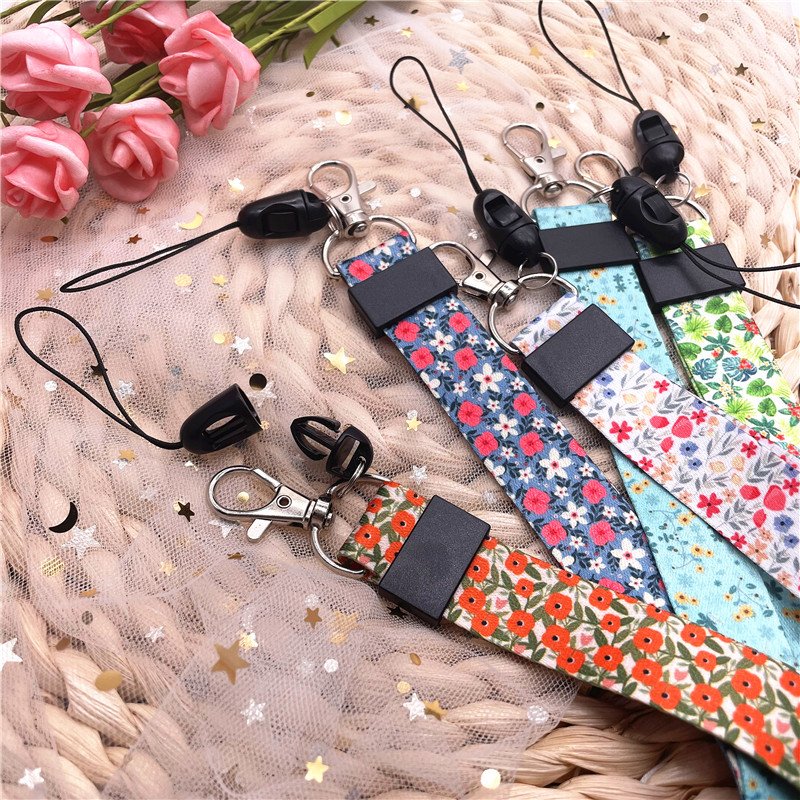 Keychain Straps Rope Mobile Phone Charm Neck Strap Lanyard For Keys USB ID Card Keycord DIY Lanyard Hang Rope New Pattern