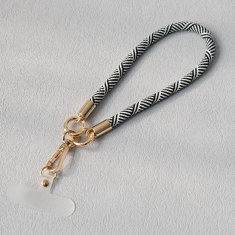 Hot Sell Candy Color Short Phone Rope 30 CM Mobile Phone Wrist Rope Cell Phone Lanyard With Tether