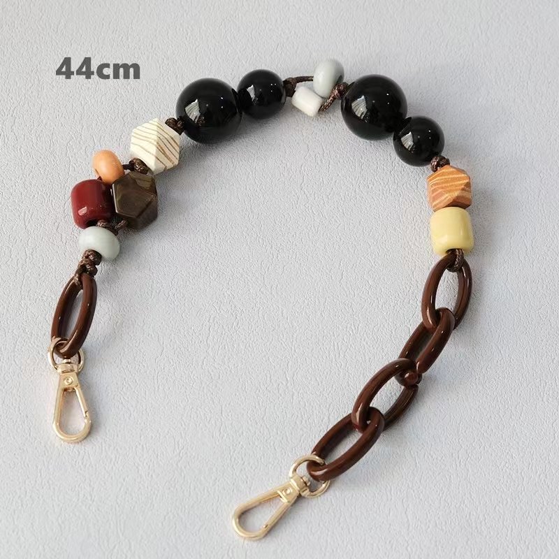 GSCASE Fashion Luxury Stone Design Mobile Cell Phone Strap Beads Custom Wholesale Phone Bead Chain Wrist Strap for All Phones