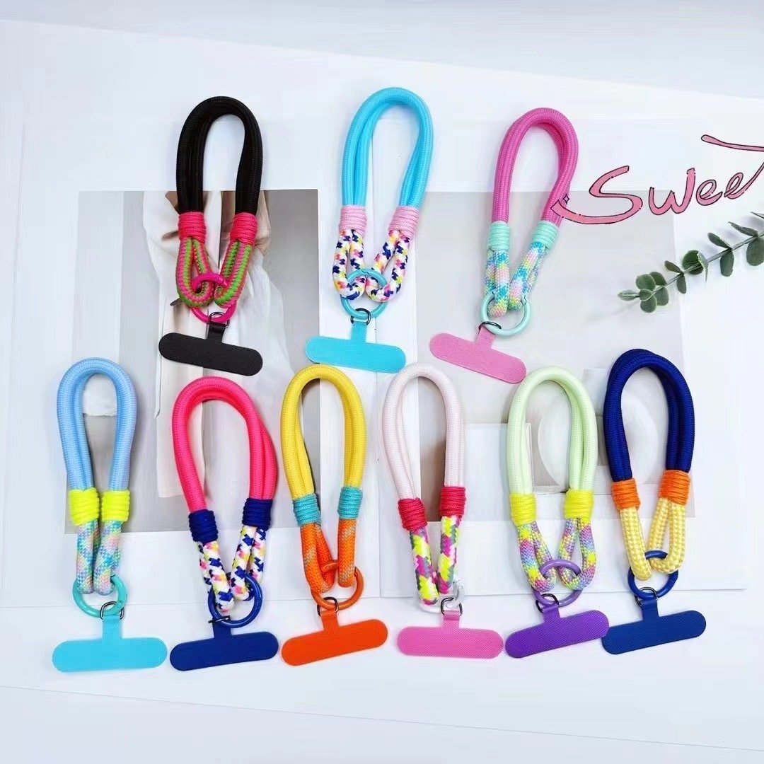 Ins Popular Girls Colorful Wrist Phone Rope CellPhone Lanyard With Unique Design