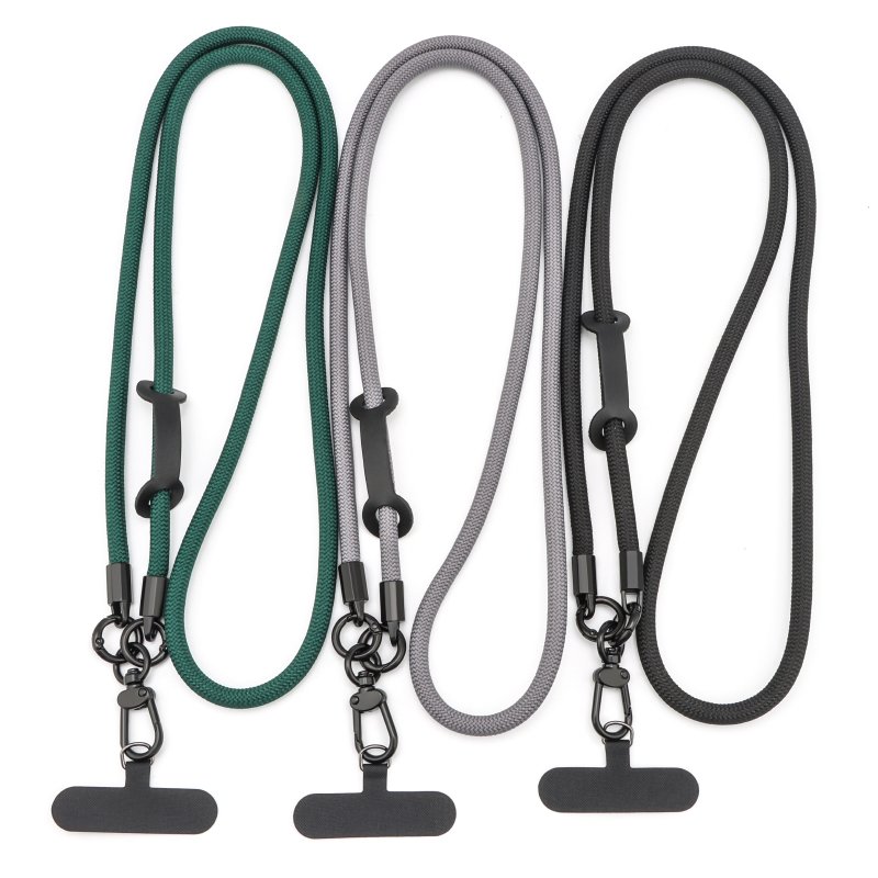 New Arrivals Universal Adjustable Phone Case Lanyard Custom Crossbody Mobile Phone Strap Rope Detachable Patch Anti-Lost
