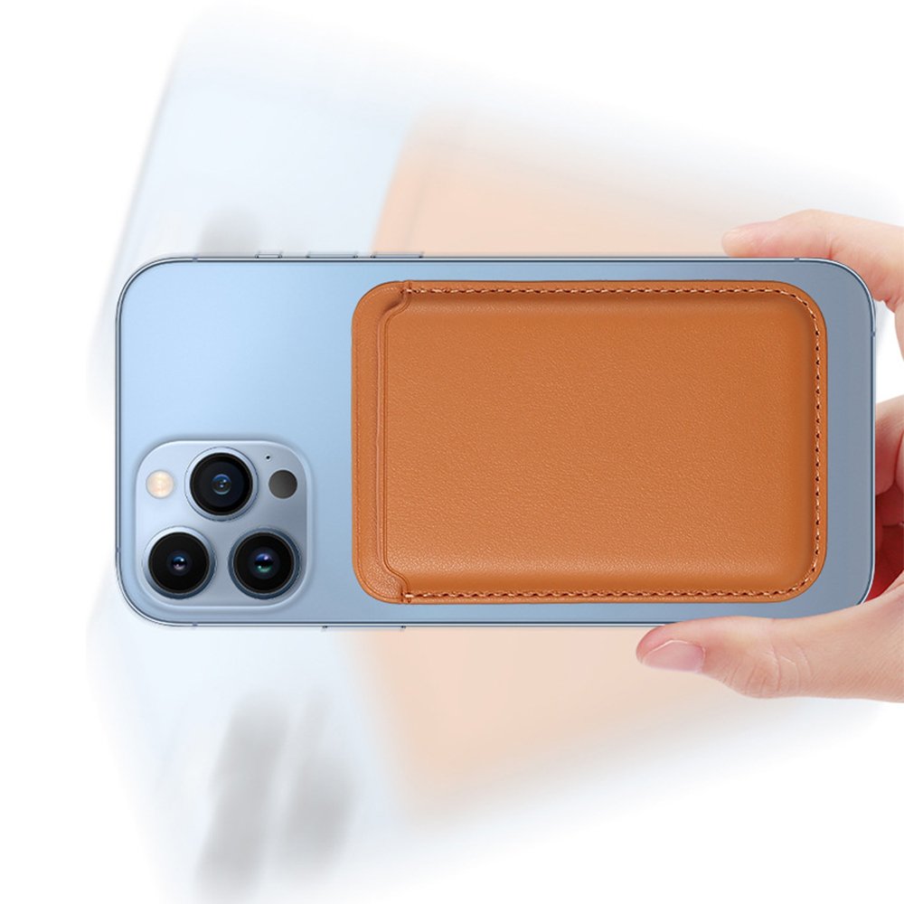 Magnetic Card Holder Phone Bag Wallet Magnetic Wallet for iPhone16 15Pro max Slim Card Holder Magnetic Leather Wallet For iphone