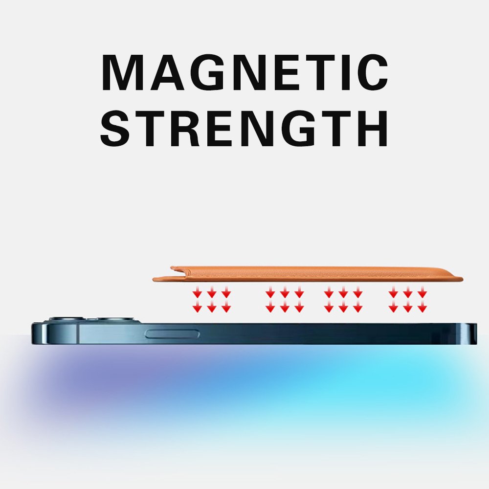 Magnetic Card Holder Phone Bag Wallet Magnetic Wallet for iPhone16 15Pro max Slim Card Holder Magnetic Leather Wallet For iphone