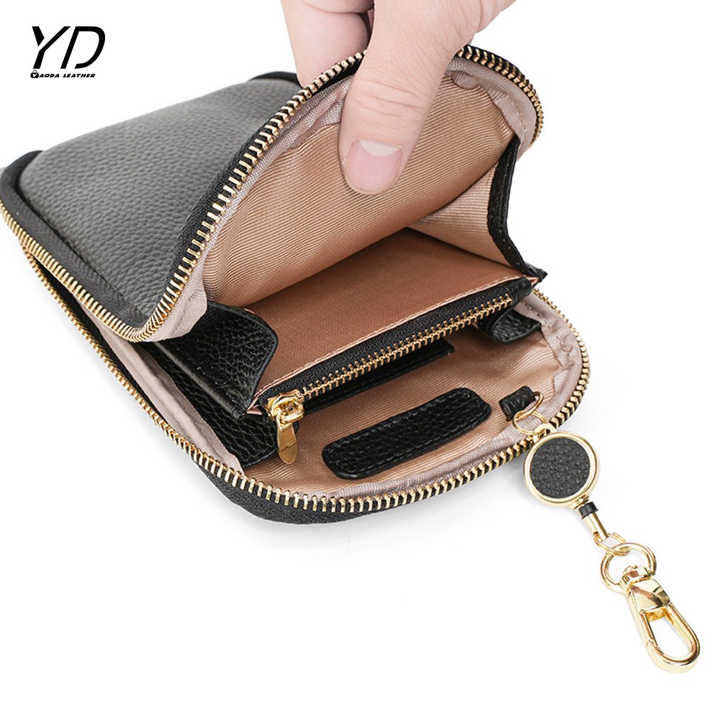 Genuine Leather Small Cellphone Pouch Crossbody Cell Phone Leather Bag With Strap