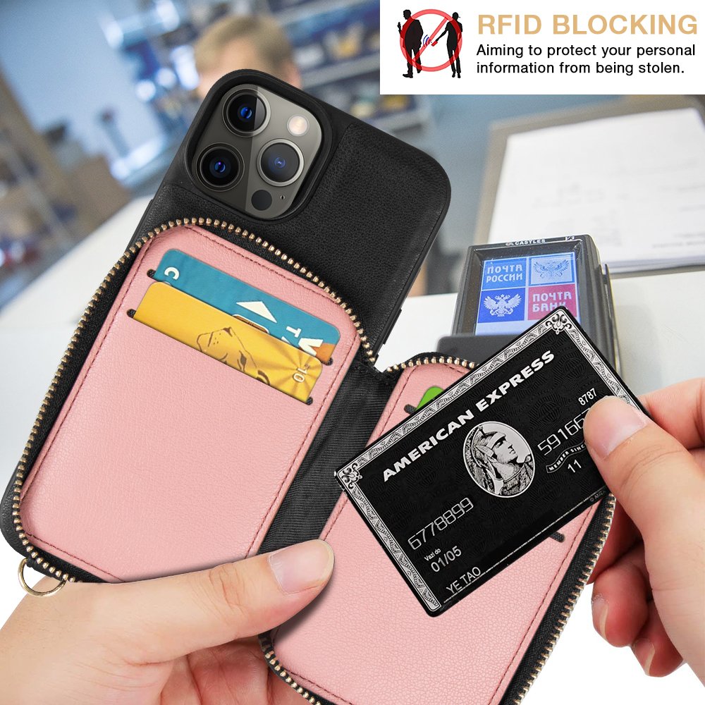 Luxury stylish crossbody purse wallet handbag lanyard cell phone case for coque iphone 14 13 11 pro max case leather with strap
