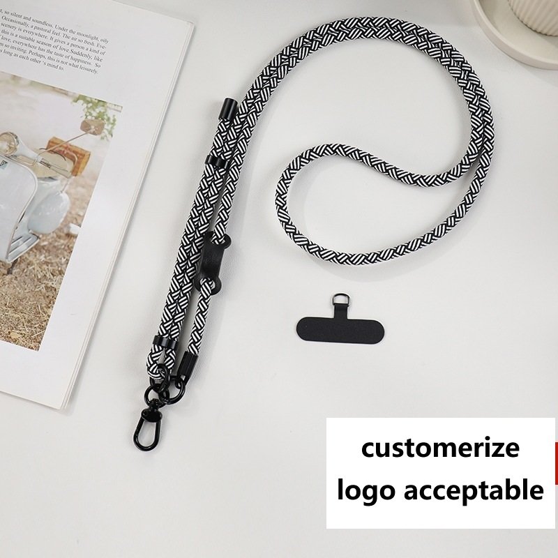 Adjustable Smartphone Strap Phone Case Acessries Extra Long Mobile Phone Strap with Patch Neck Crossbody Water Cup Hanging Rope