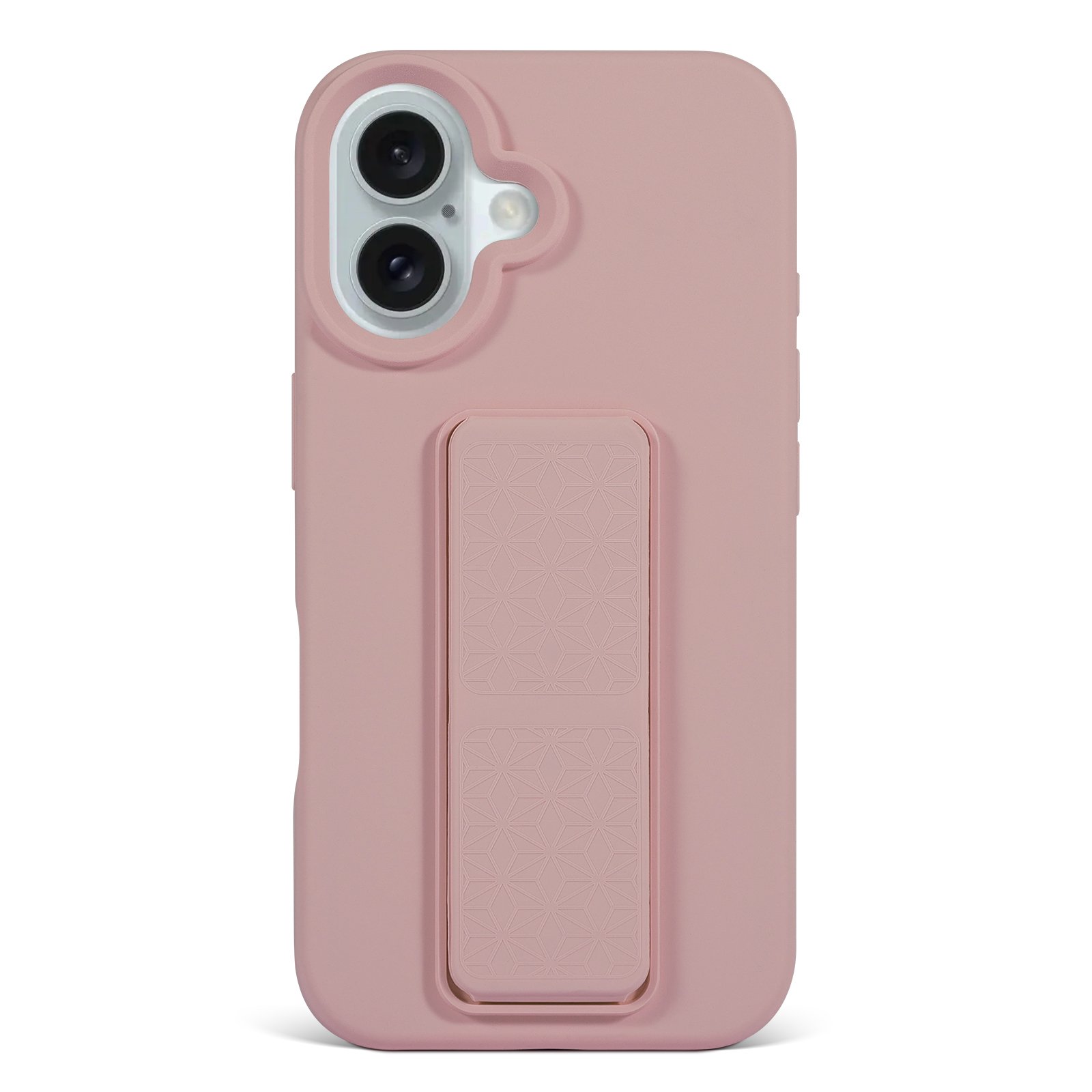 New Arrival Flexible Soft Liquid Silicone Vertical and Horizontal Stand Hand Strap Kickstand Case for iPhone 16 16pro max
