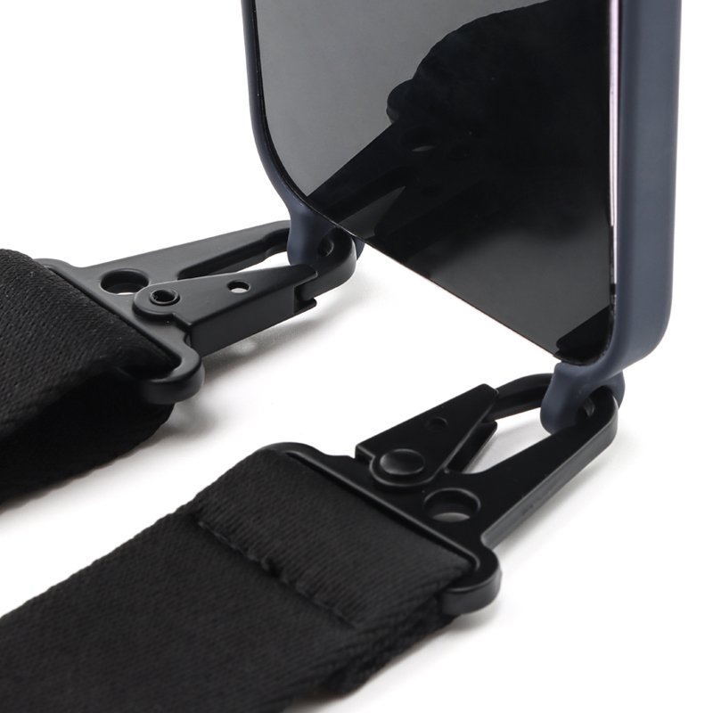 Two Buckle Multifuctional Universal Crossbody Adjustable Mobile Phone Holder Nylon Phone Lanyards with logo custom