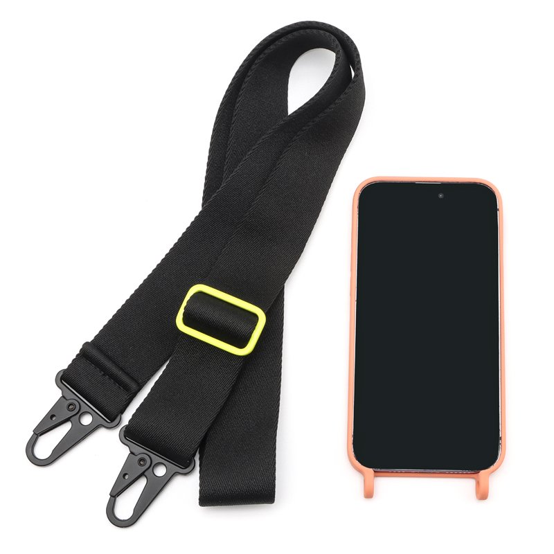 Two Buckle Multifuctional Universal Crossbody Adjustable Mobile Phone Holder Nylon Phone Lanyards with logo custom