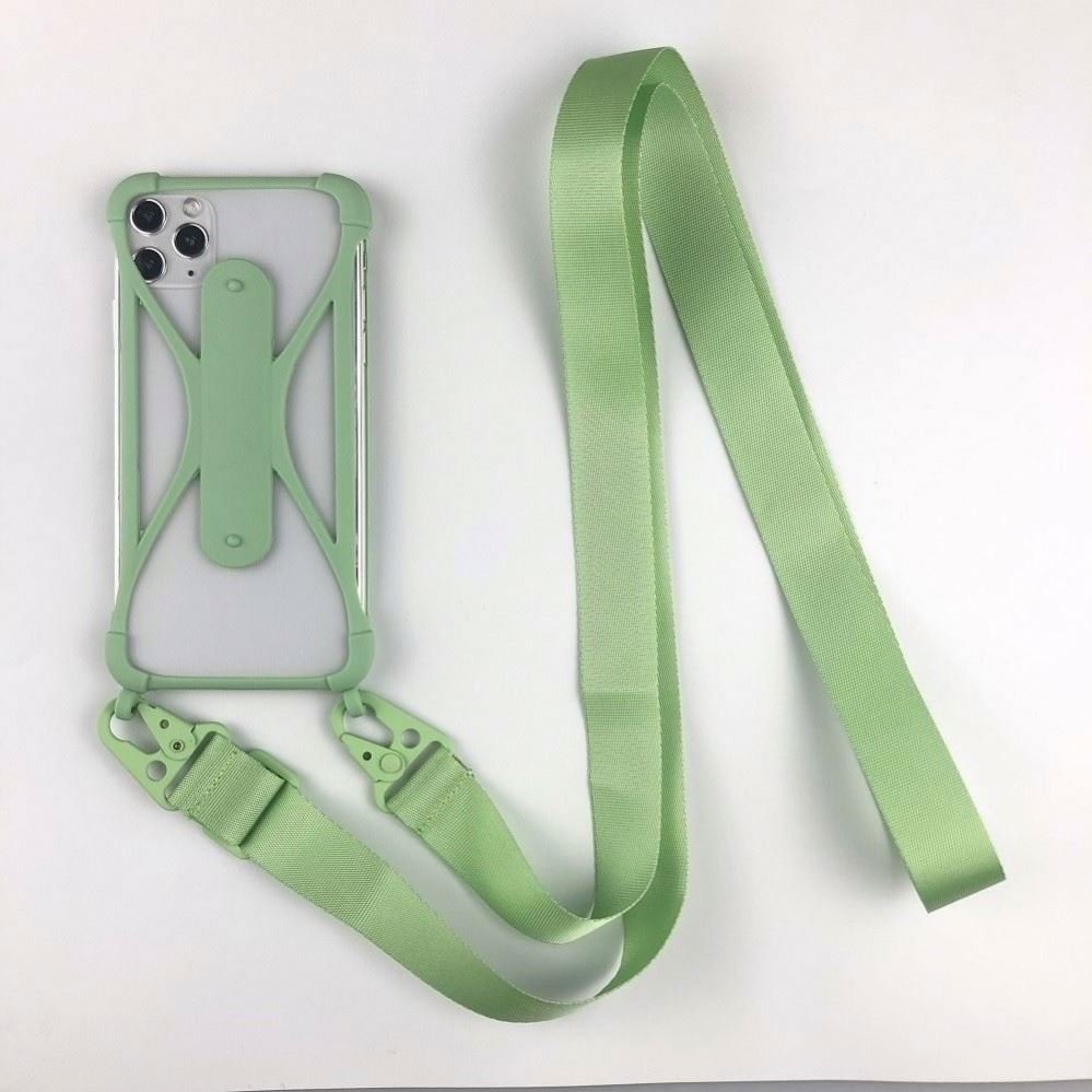 Universal Silicone Cell Phone Lanyard Holder Case Cover Phone Neck Strap Necklace Sling for Mobile Phone Necklace Case