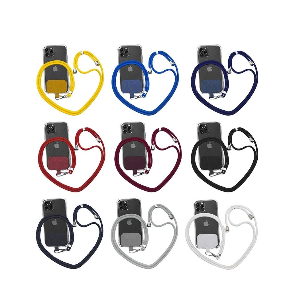 Detachable Phone Cover Holder Crossbody Shoulder Hanging Cord Neck Polyester Lanyard Rope No Beads Mobile Cell Phone Case Strap