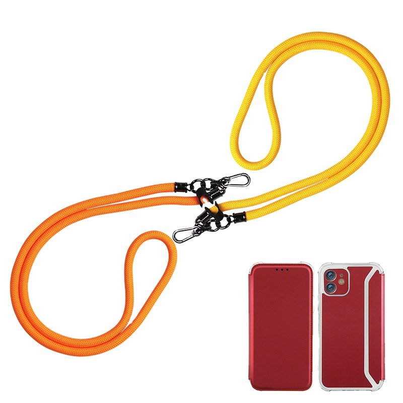 Detachable Phone Cover Holder Crossbody Shoulder Hanging Cord Neck Polyester Lanyard Rope No Beads Mobile Cell Phone Case Strap