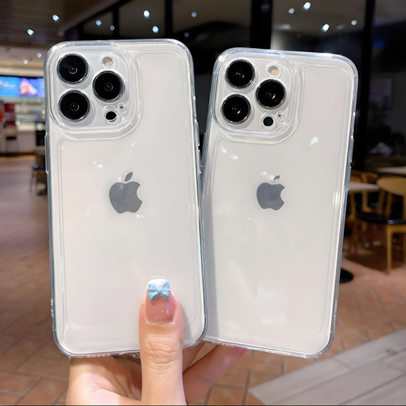 For iphone 11Bulk TPU Clear Squeeze Designer Custom Cell Mobile Phone Case For iphone13 Pro Max 12 14 15 Cover Camera Protector