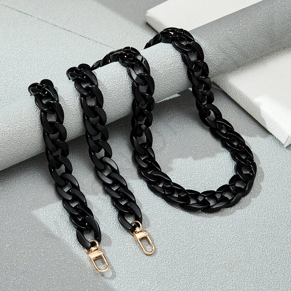 New fashion 110Cm acrylic long phone chain cross phone lanyard resin phone satchel lanyard