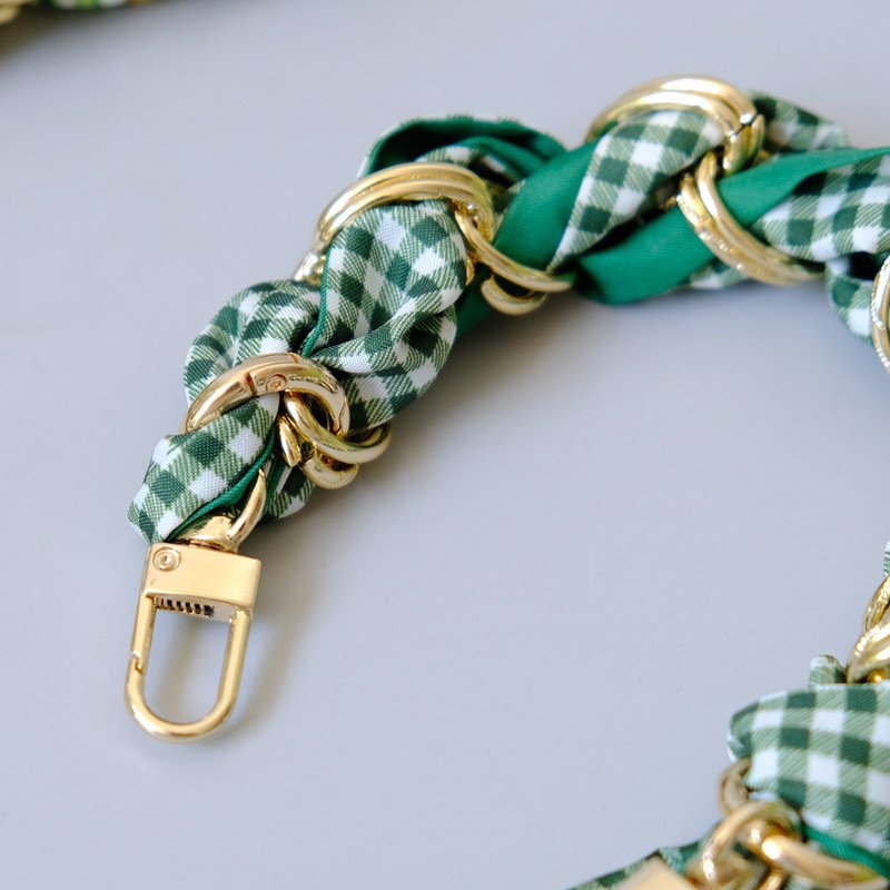 New Versatile Phone Strap Scarf Short Chain Gold Plated Spring Summer Handbag Bag Accessories Mobile Phone Lanyard Custom