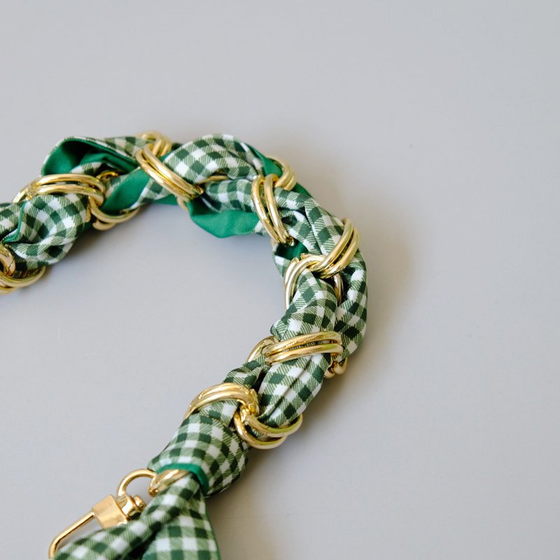 New Versatile Phone Strap Scarf Short Chain Gold Plated Spring Summer Handbag Bag Accessories Mobile Phone Lanyard Custom