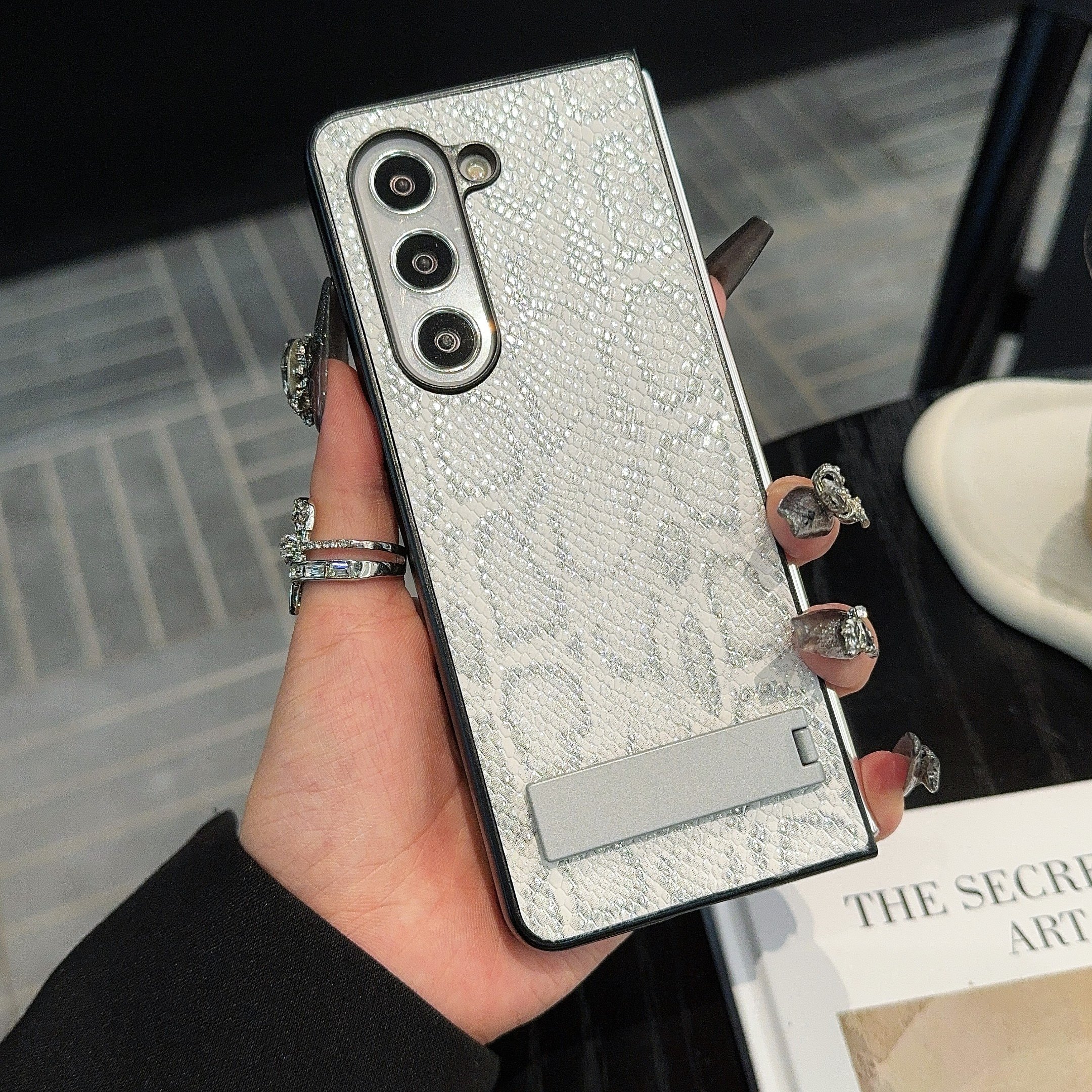 2024 New High-end Fashion Serpentine Pattern Phone Case for Samsung Galaxy Z Fold 6 5 4 3 Xiaomi Fold 3