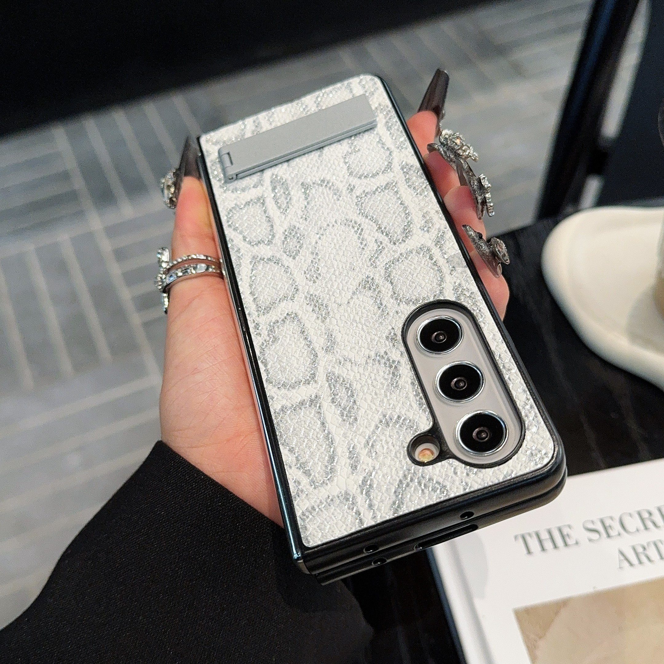 2024 New High-end Fashion Serpentine Pattern Phone Case for Samsung Galaxy Z Fold 6 5 4 3 Xiaomi Fold 3