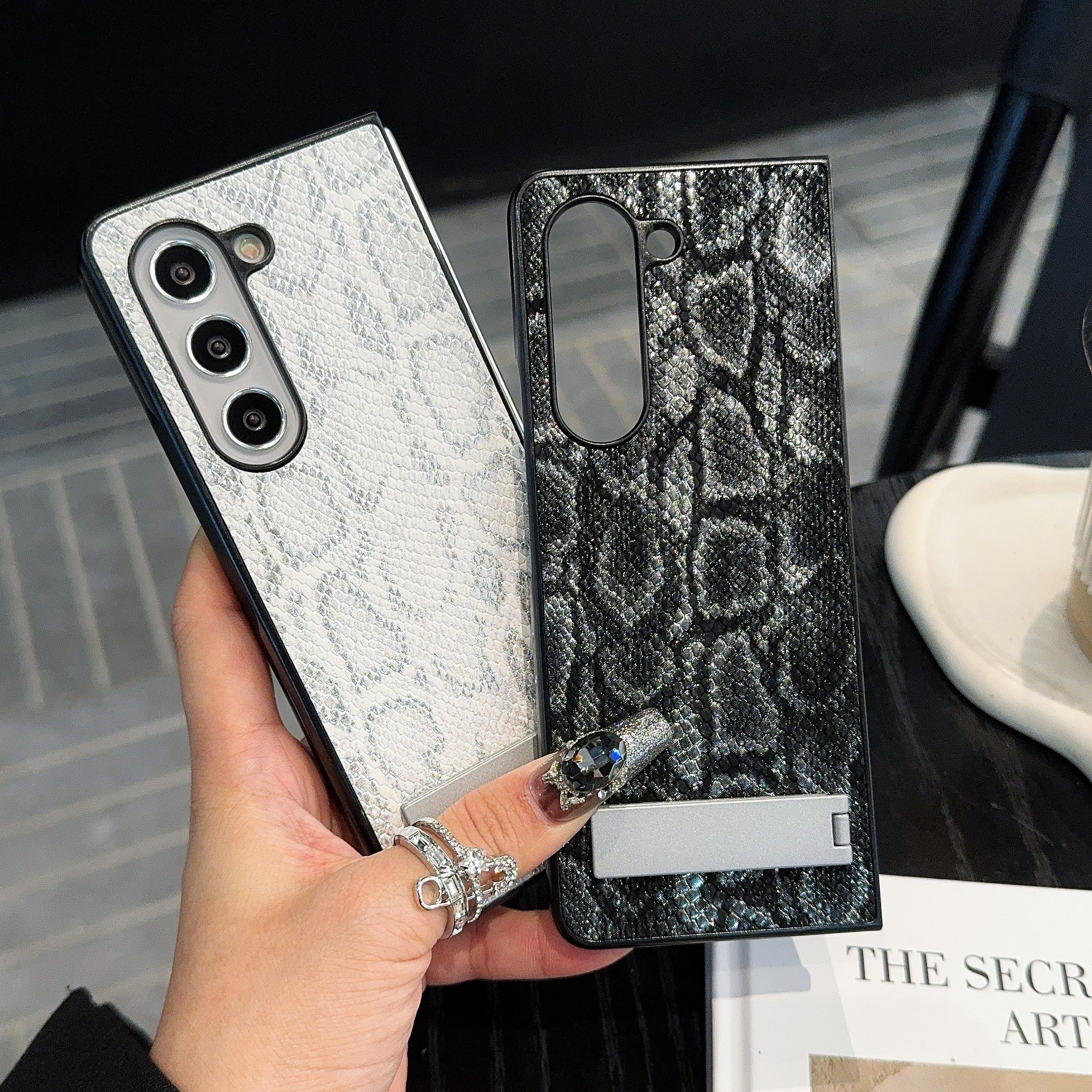 2024 New High-end Fashion Serpentine Pattern Phone Case for Samsung Galaxy Z Fold 6 5 4 3 Xiaomi Fold 3