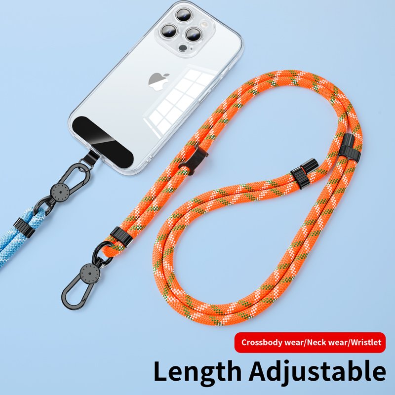 Cell Phone Rope Strap Accessories Universal Mobile Phone Lanyard Crossbody Necklace Strap Patch Tether Adjustable length