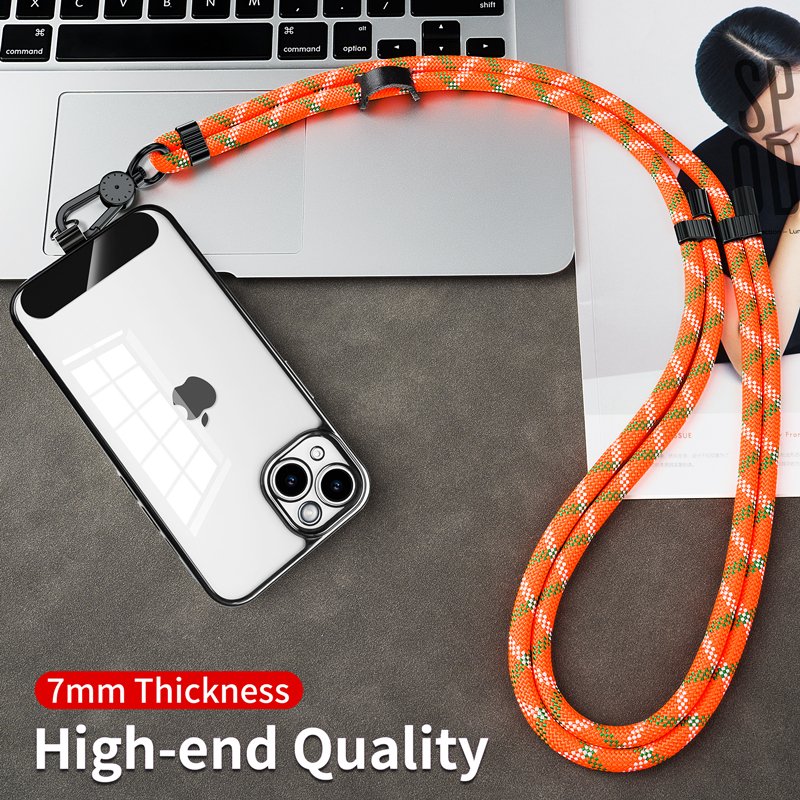 Cell Phone Rope Strap Accessories Universal Mobile Phone Lanyard Crossbody Necklace Strap Patch Tether Adjustable length