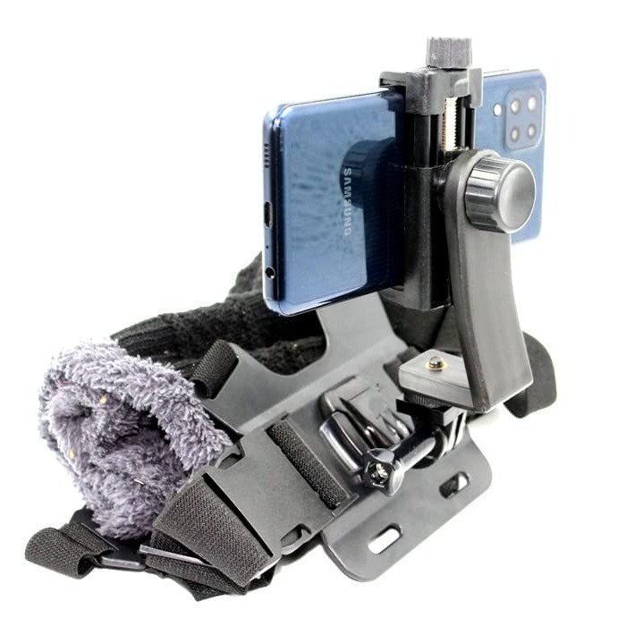 Camera Shoulder Strap Gopro12/11 Chest Strap Mobile Phone Clip Insta360 Dji Sports Camera Accessories Live Broadcast Set