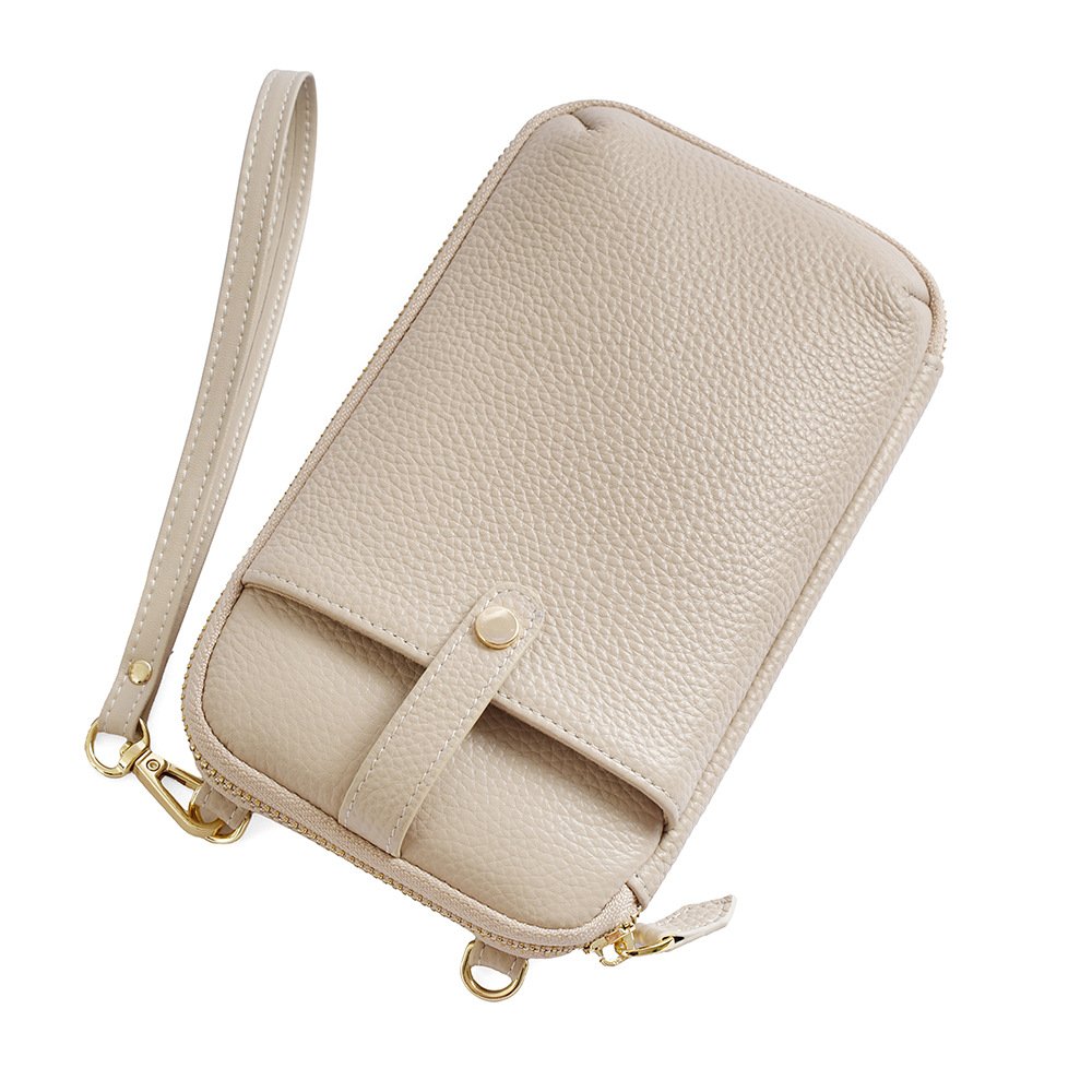 Small Crossbody woven phone case bags genuine leather Lady shoulder Cell Phone purse Wallet Fashion Women Mobile Phone Purse Bag
