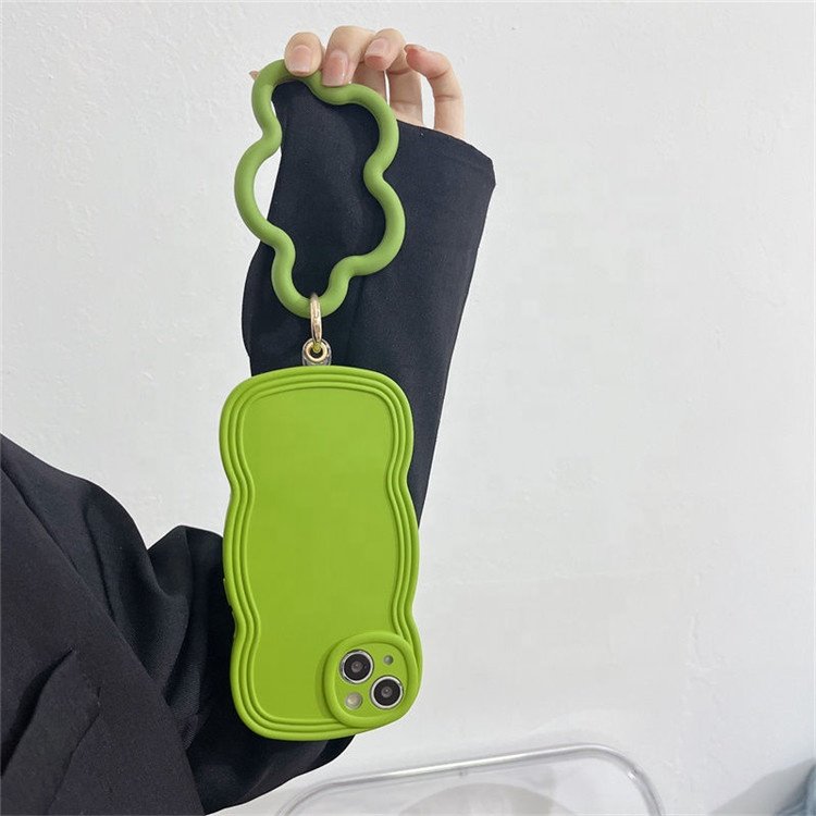 Phone Lanyard Wrist Strap Mobile Phone Charm Chain Custom Silicone Bracelets Wrist Short Hanging Strap