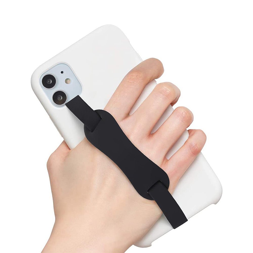 Spot simple mobile phone case silicone lanyard mobile phone case portable wrist strap silicone elastic rope