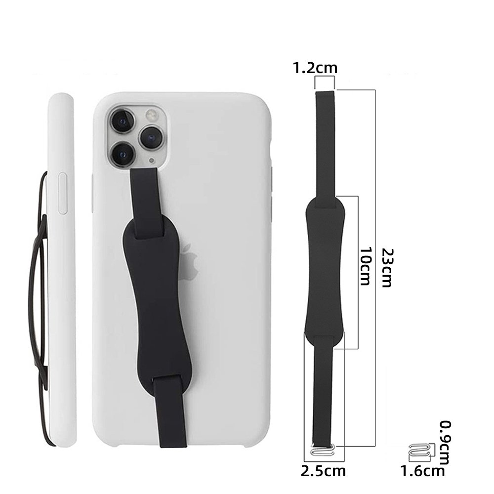 Spot simple mobile phone case silicone lanyard mobile phone case portable wrist strap silicone elastic rope
