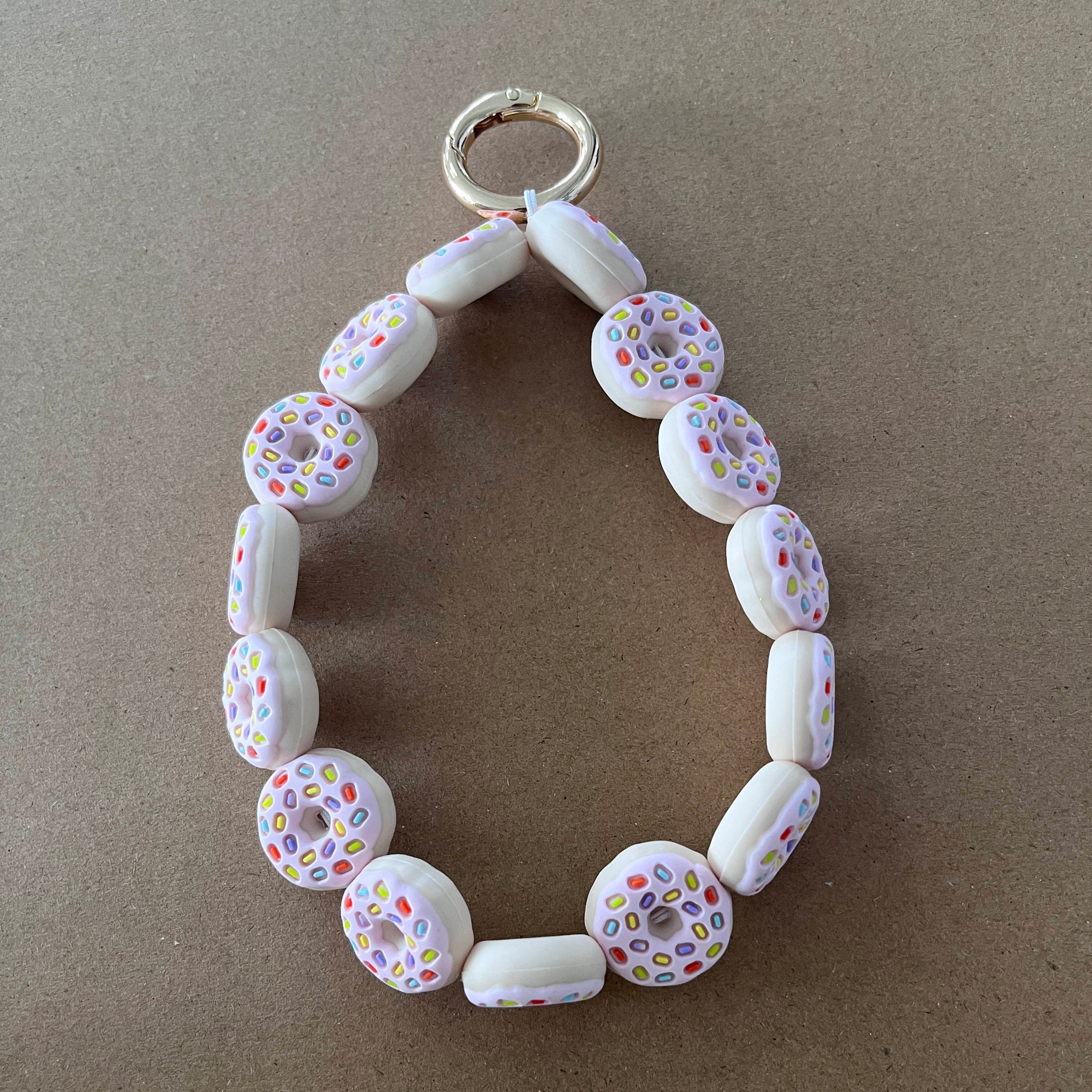 3D Silicone Made Donut Cell Phone Bracelet chest strap for phone and camera