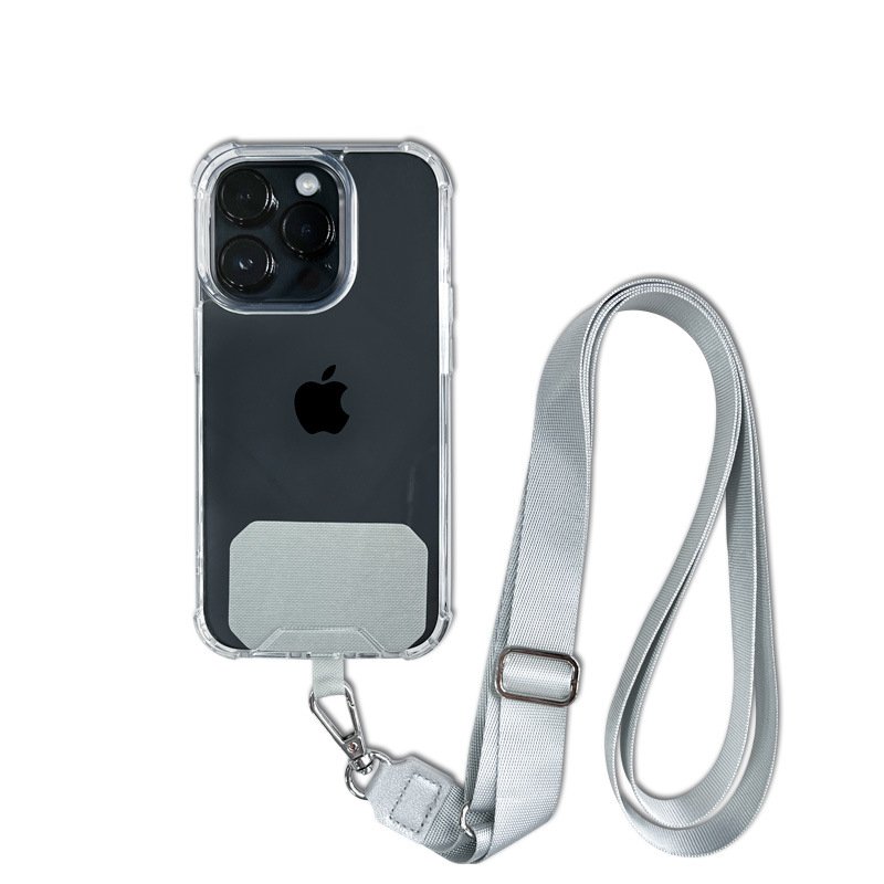 Universal Crossbody Phone Lanyard Patch with Adjustable Detachable Neck Strap Phone Case for Most Smartphones
