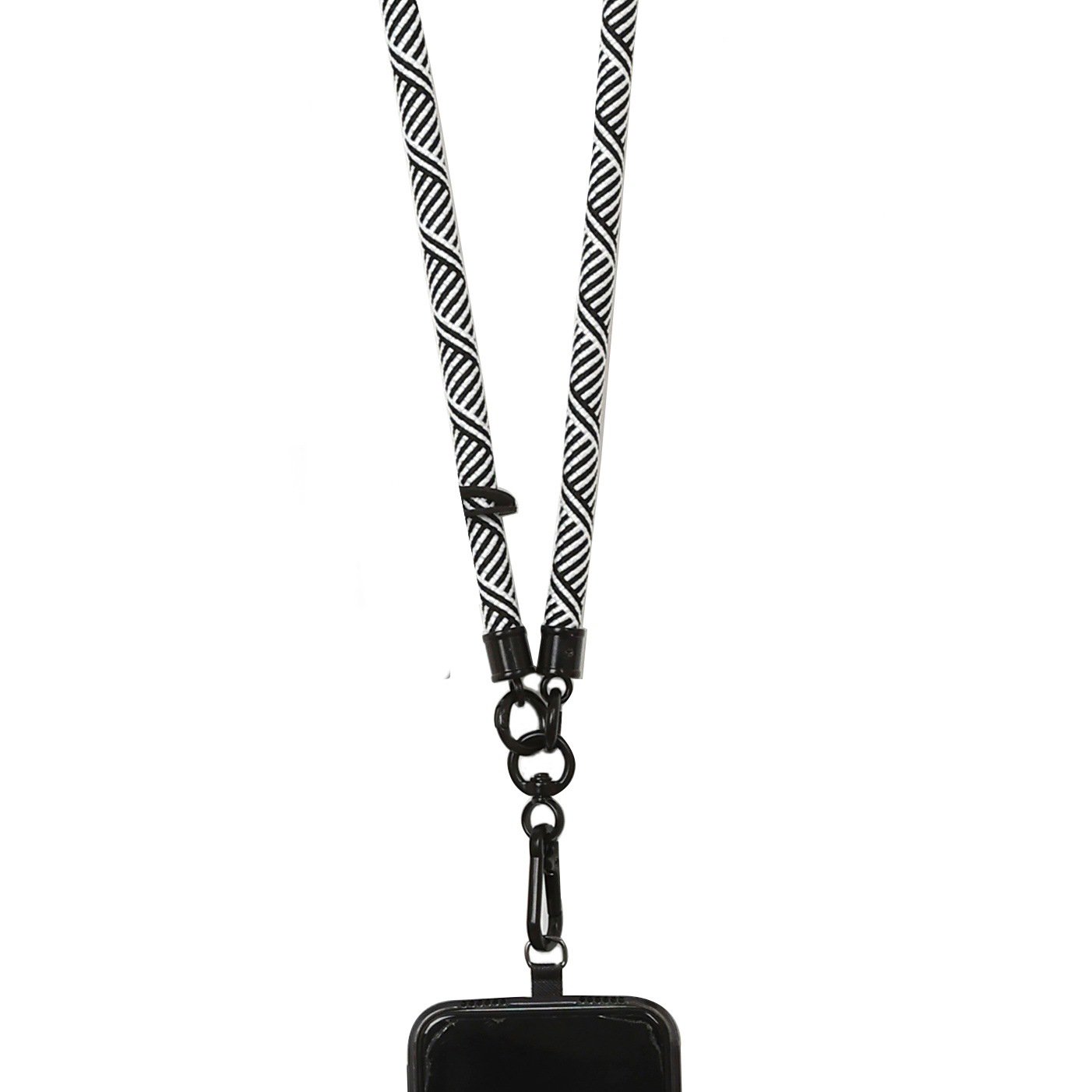 Custom Crossbody Phone Lanyard Adjustable Neck Rope Mobile Phone Strap Lanyard with Patch for All Mobile Phone Case