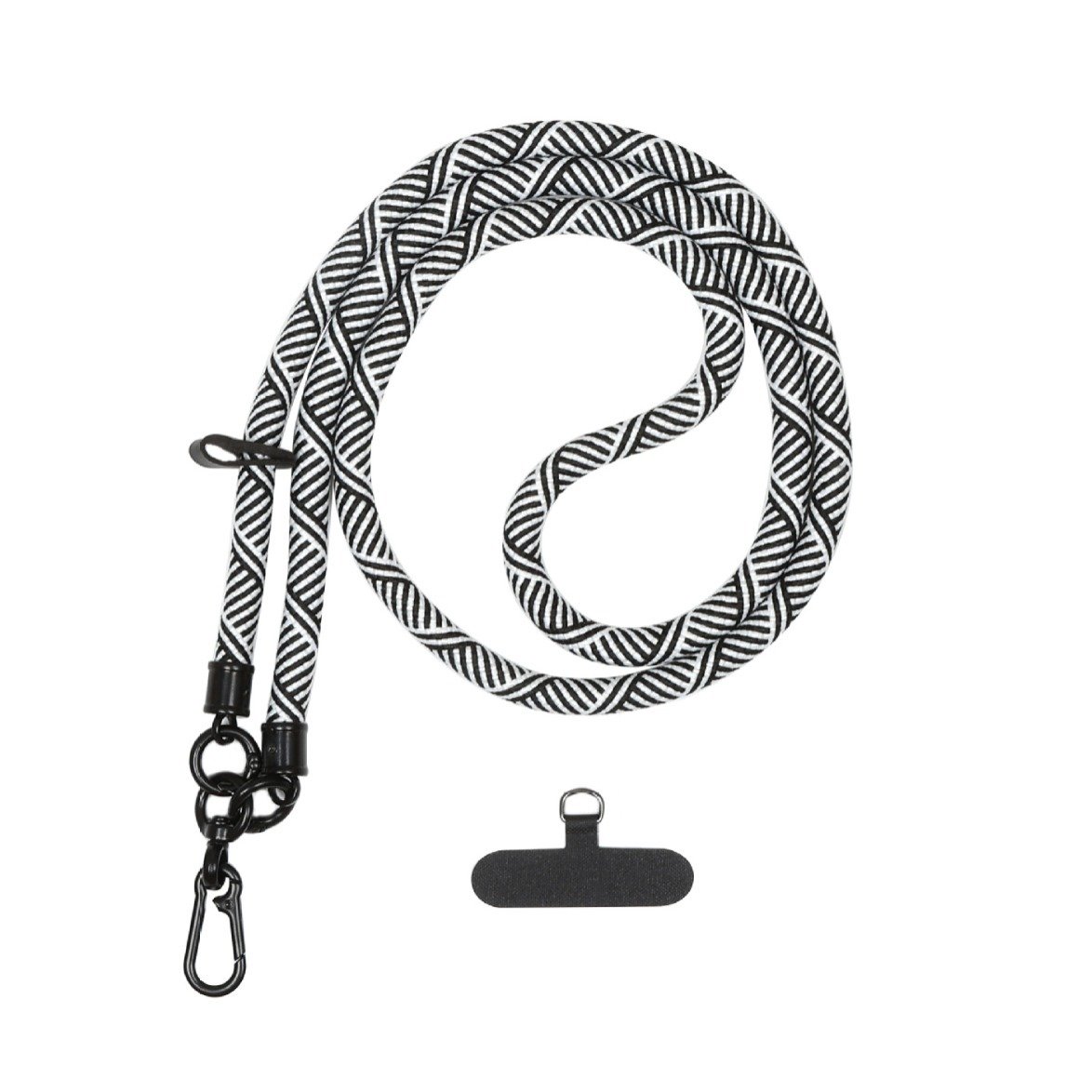 Custom Crossbody Phone Lanyard Adjustable Neck Rope Mobile Phone Strap Lanyard with Patch for All Mobile Phone Case