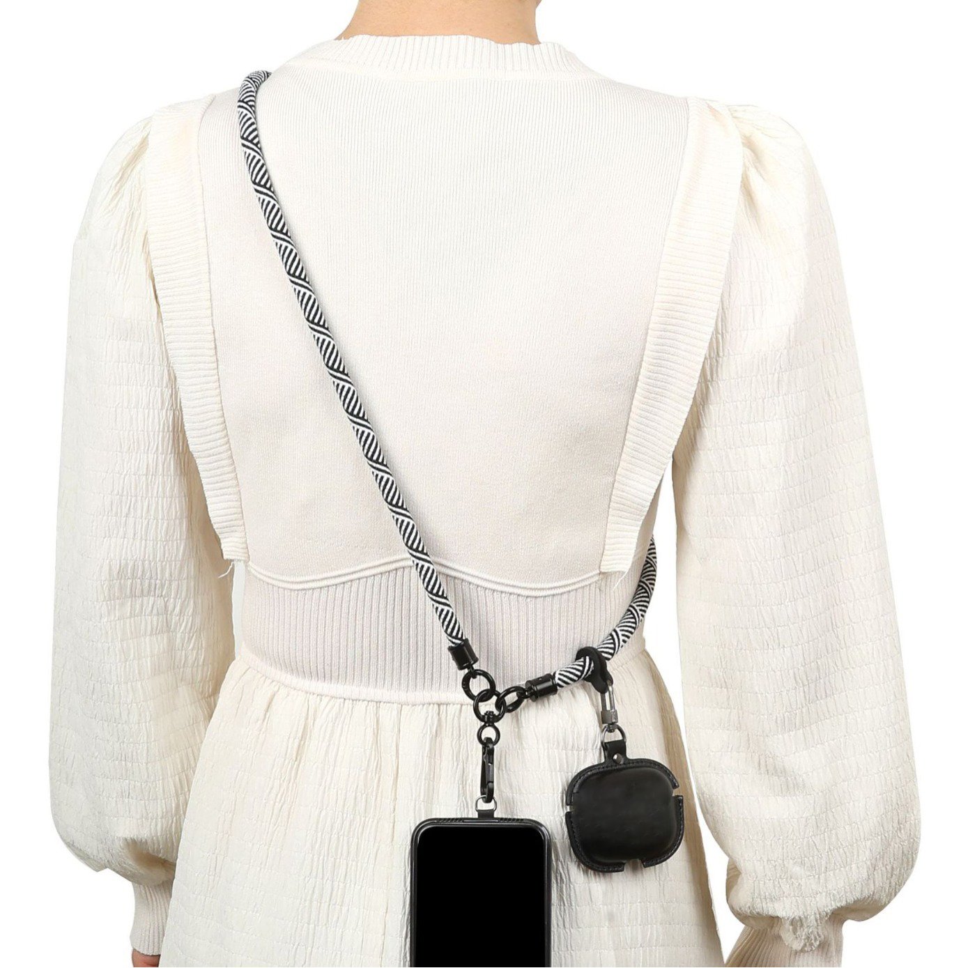 Custom Crossbody Phone Lanyard Adjustable Neck Rope Mobile Phone Strap Lanyard with Patch for All Mobile Phone Case