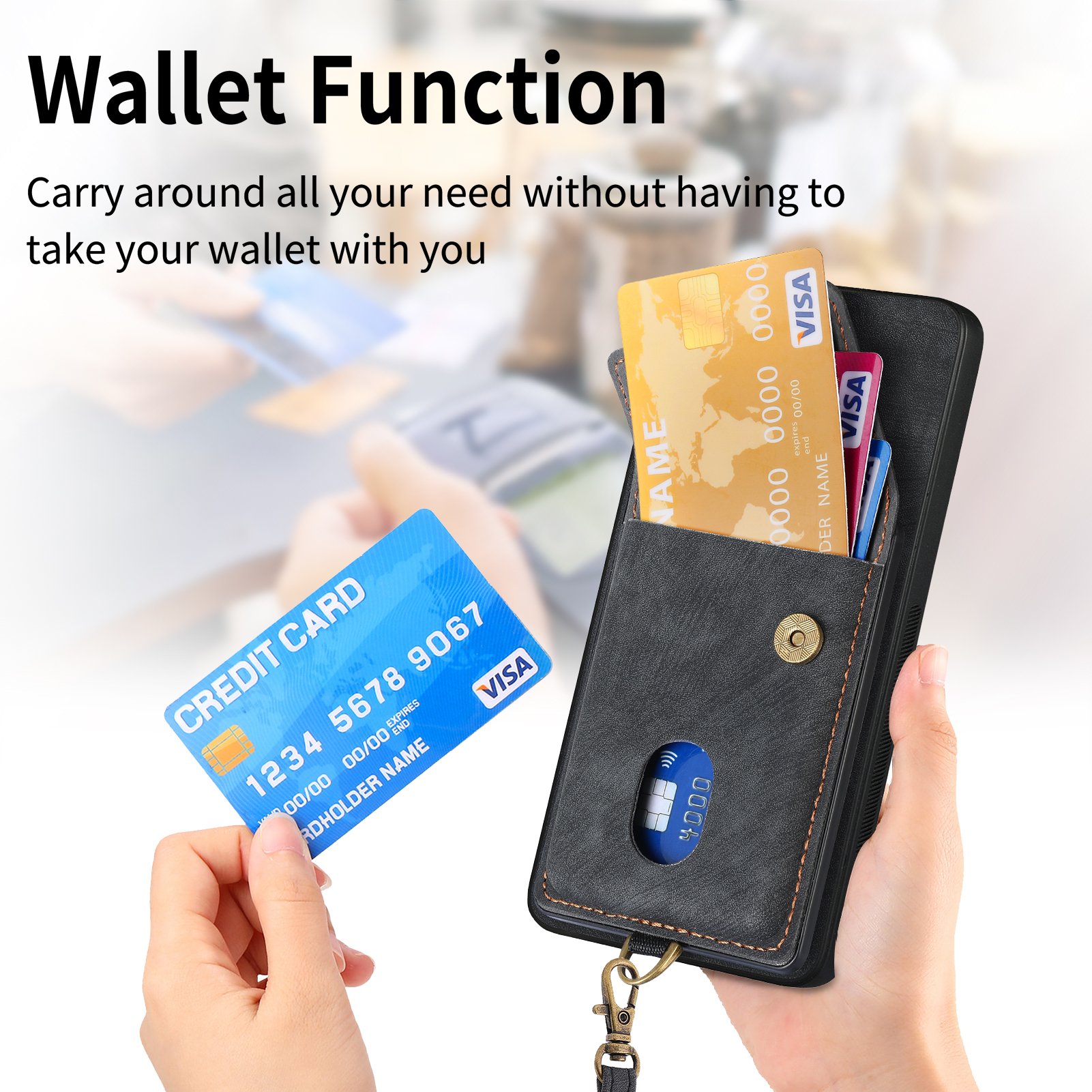 Leather Wallet Cell Phone Case Funda For Samsung A06 4G A16 5G A05S A35 A25 A55 A73 A70S A51 A71 A31 A21S with Card Slots Stand