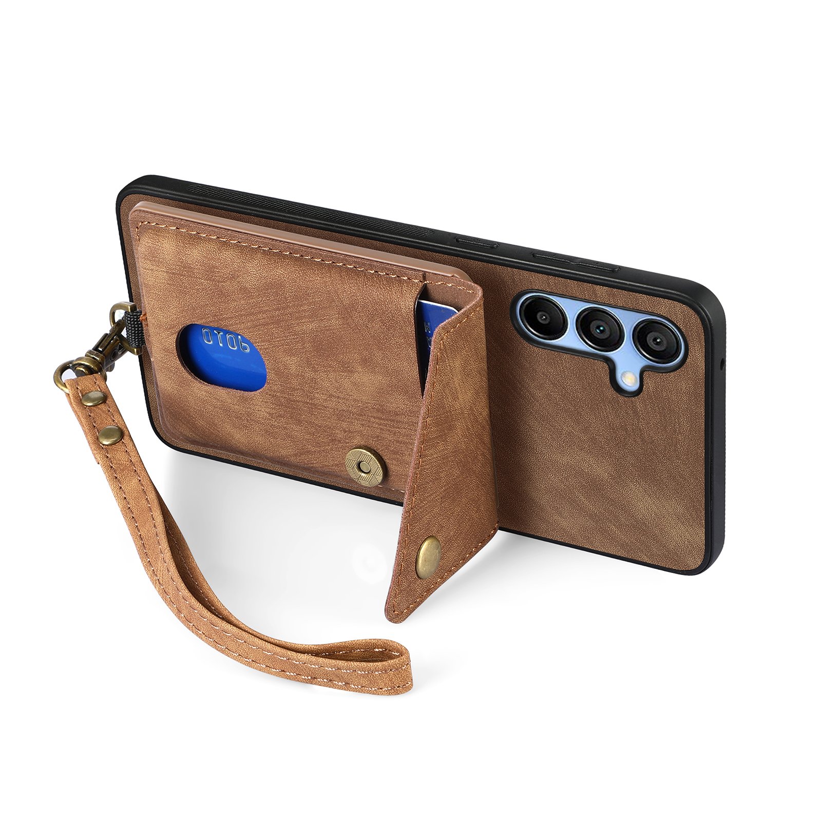 Leather Wallet Cell Phone Case Funda For Samsung A06 4G A16 5G A05S A35 A25 A55 A73 A70S A51 A71 A31 A21S with Card Slots Stand
