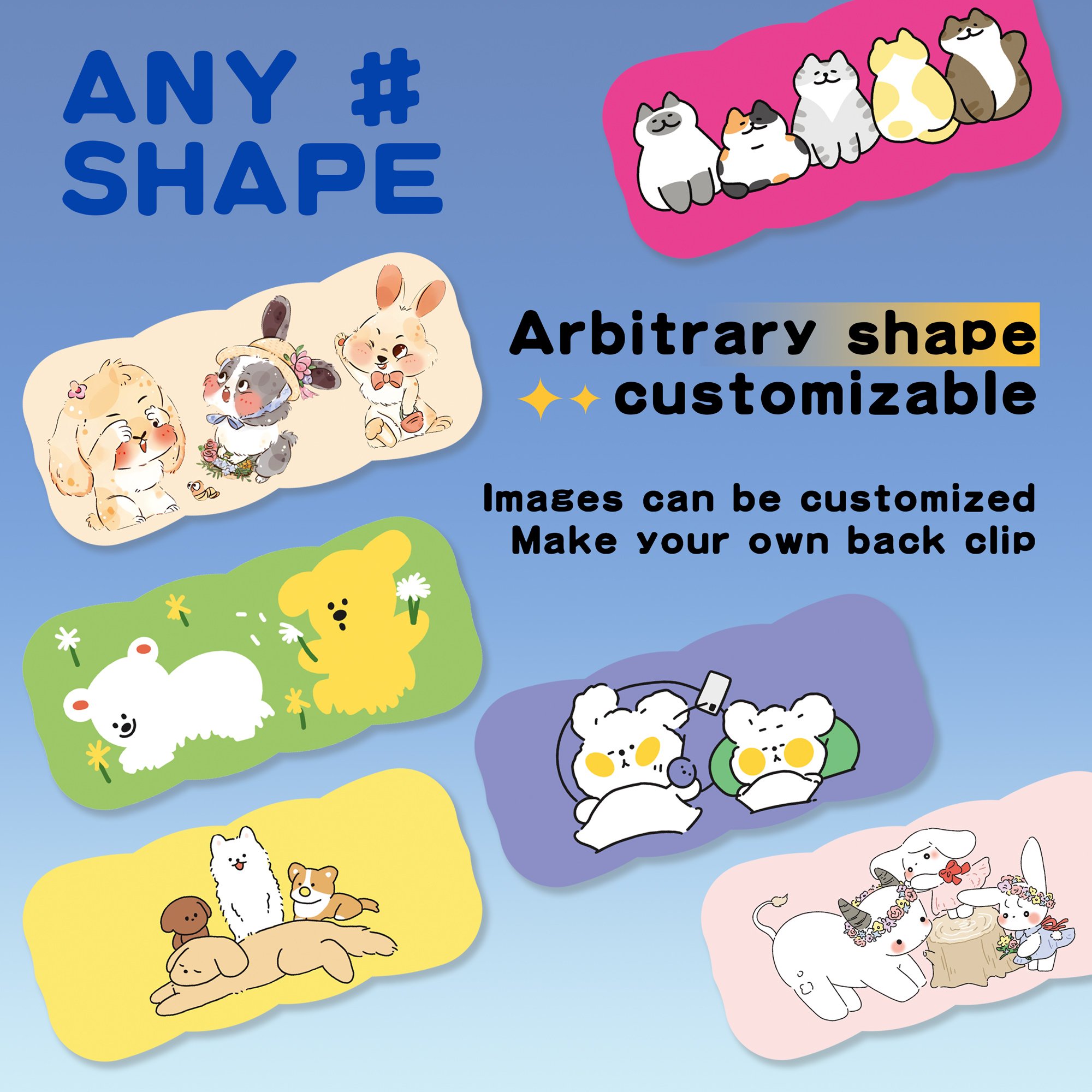Cartoon Phone Back Clip Lanyard Wrist Strap Anti-drop Girls Cute Strap Rope Removable Phone Back Acrylic Clip For IPhone 15 Pro