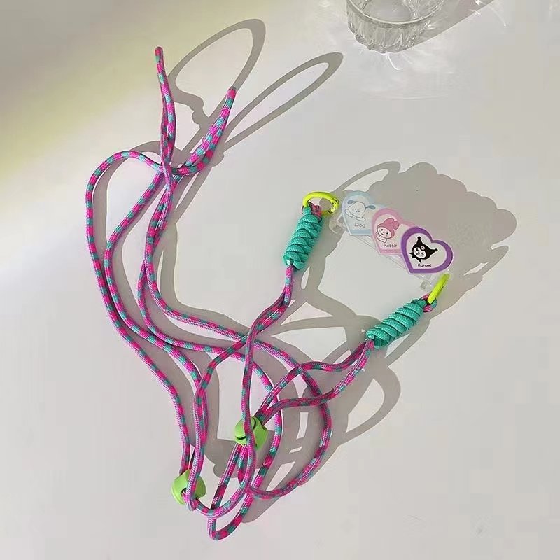 Universal Mobile Phone Hanging Rope Cartoon Love Case Clip Detachable Phone Clip Anti Loss Hanging Rope Customization